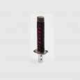 Universal Samurai Sword Knob - Black + Red