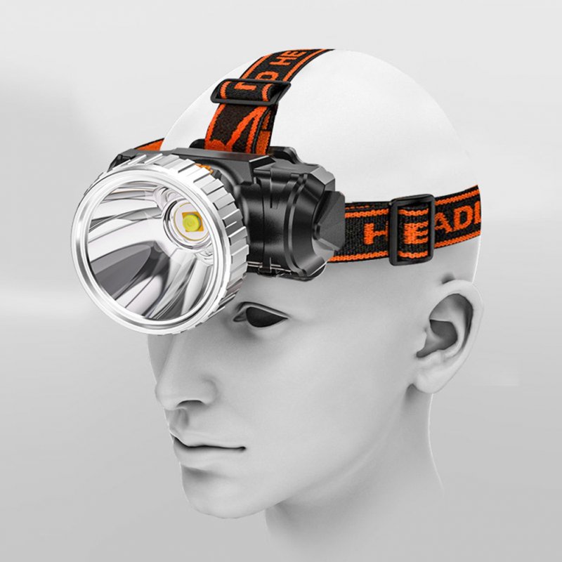 Mini Led Headlamp Portable Outdoor Rechargeable 4 Level Head-mounted Flashlight Torch for Adventure 