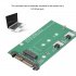 NVME to NGFF key M Converter Expansion Card U 2 to M 2 SFF 8639 PCI E Adapter Card green