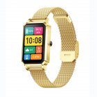 NX2 Women Smart Watch Full Screen-touch Smartwatch Pedometer Physiological Period Monitoring Ip68 Waterproof Sports Bracelet gold