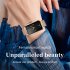 NX2 Women Smart Watch Full Screen touch Smartwatch Pedometer Physiological Period Monitoring Ip68 Waterproof Sports Bracelet Rose gold