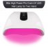Nail Dryer UV LED Nail Lamp Gel Polish Curing Lamp Skin Care Red Light Lamp Auto Sensor Manicure Tools British regulatory