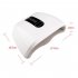 Nail Dryer UV LED Nail Lamp Gel Polish Curing Lamp Skin Care Red Light Lamp Auto Sensor Manicure Tools European regulations