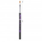 Nail painting brush Graffiti penholder UV gel Nail painting Crystal pen Purple crystal pen