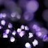 Natural Amethyst Decorative Lights Crystal String Lights Hanging Ornament For Room Wedding Decor colorful light