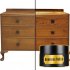 Natural Furniture Polishing Wear resistant Beeswax Home Renovation Furniture Care Black loaded solid wood curing wax 100ml