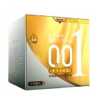 Natural Latex Lubricated Condoms Ultra-thin Extra Sensitive Adult Sex Products For Women (10 Count) golden 10 pieces