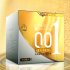 Natural Latex Lubricated Condoms Ultra thin Extra Sensitive Adult Sex Products For Women  10 Count  golden 10 pieces