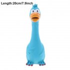 Natural Latex Screaming Chicken Squeeze Sound  Toy Anti squeeze Bite resistant Dog Squeaker Chew Training Toys Pet Products blue