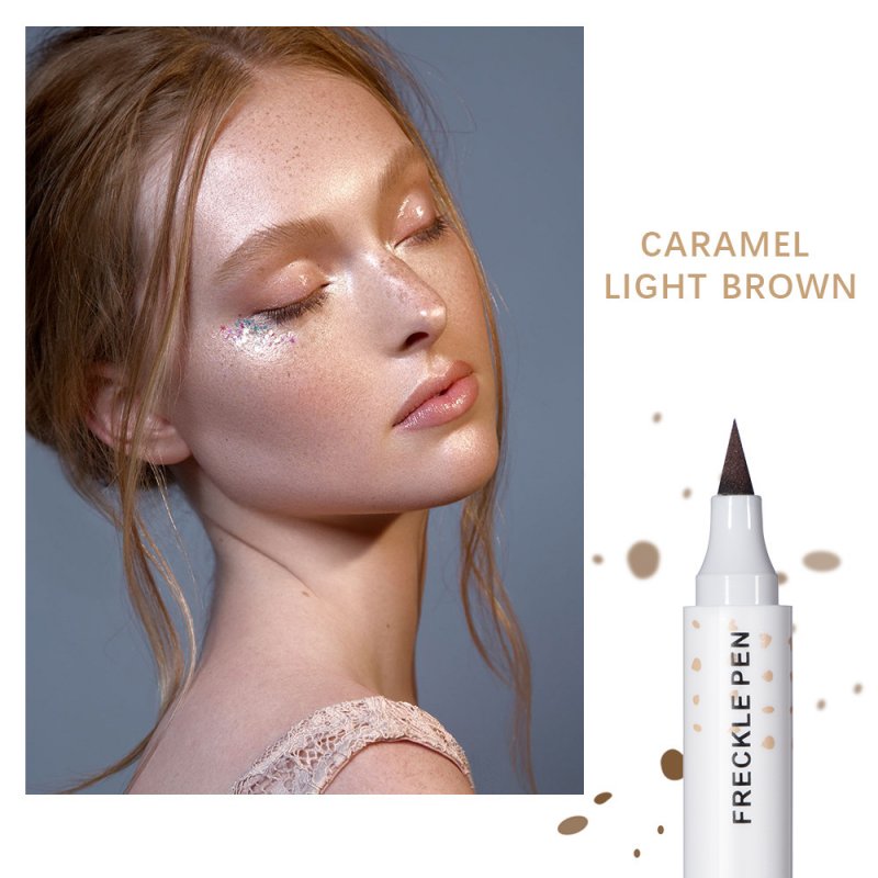 Natural  Simulation  Freckle  Pen Color Rendering Waterproof Dot Makeup Spotting Pen 1#light brown