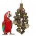 Natural Wood Hanging Chew String Handmade Tear resistant Bird Tooth Cleaning Molar Toys for Large Medium Parrot
