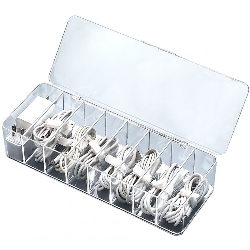 Cable Organizer Data Cable Storage Box / Management Belt Charging Power Line Earphone Fixed Rack For Home Office 