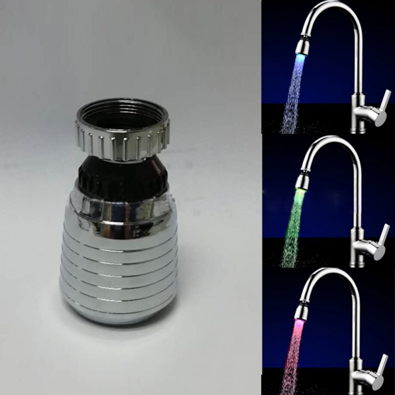 Led Faucet  Aerator Temperature Control 7colors Change 360 Degree Universal Faucet Nozzle 7colors change