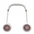 Neck Ear Hanging Fan Adjustable Portable Recharging  Fan For Outdoor Sports HX923 white