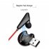 Neck Hanging Bluetooth compatible 5 0 Headset Magnetic Charging Large Battery Sports Earplugs Noise Reduction Music Headphone Red