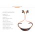 Neck Hanging Sport BT Earphone 4 1 Two in One Stereo Headset yellow