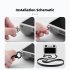 Neck Lanyard Strap Nylon Braided Shoulder Lanyard Neck Strap Compatible For DJI RC RC 2 RC Pro Mini 3 Pro Mavic 3 AIR 2S Remote Controller black
