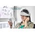Neck and Head Massager which relieves tension  headache  and revitalizes your brain and body using air pressure  vibration  music and heat     