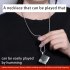 Necklace Flute Music Pendant Necklace Portable Small Instrument Can Be Played Metal Pendant Flute Jewelry Flute Jewelry Mini Flute Gift For Women Teens Girls Me