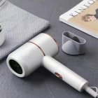 Negative Ionic Hair Dryer 3 in 1 Styling Tools Hairdryer Fast Straight Hot Air Styler white EU Plug