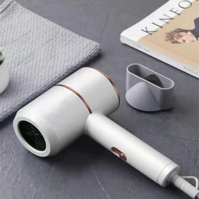Negative Ionic Hair Dryer 3-in-1 Styling Tools Hairdryer Fast Straight Hot Air Styler white_EU Plug