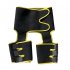 Neoprene Slim Thigh Trimmer Leg Shapers Slimming Belt Waist Trainer Sweat Shapewear Fat Burning Compress Belt yellow M