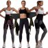 Neoprene Slim Thigh Trimmer Leg Shapers Slimming Belt Waist Trainer Sweat Shapewear Fat Burning Compress Belt black M