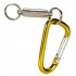 Net  Holder  With  Coil  Lanyard Strong Magnetic Quick Release Clips Carabiner For Outdoor Hiking Yellow buckle   gray rope suit