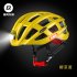 Net Riding Helmet Safety Hat with Charging LED for Mountain Bike Bicycle Eextreme Sport  white free size