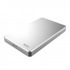 Netac K330 USB3.0 High Speed Encryption HDD Mobile Hard Disk Silver_2TB