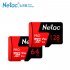 Netac P500 PRO TF Card   Red Black   Micro SD Card   128 GB