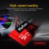 Netac P500 PRO TF Card   Red Black   Micro SD Card   128 GB