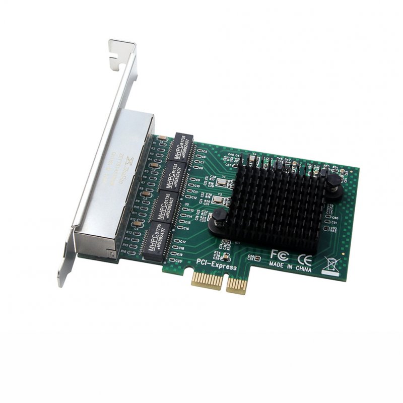 Wholesale Network Card 4 Port Gigabit 10/100/1000M PCIE PCI