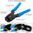 Network Crimping 3in1 Tool Kit With Wire Stripper Maintenance Repair Tools  Crimping Hand Tools For RJ11 6P4C  RJ12 6P6C  RJ22 4P4C 4P2C  RJ45 8P8C  Connectors 