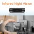 Network  Smart  Camera Hd 1080p Night Vision Wifi Camera Wireless Remote Monitoring Back Clip  Black