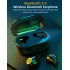 New 5 0 Bluetooth Wireless Headset Universal Phone In Ear Stereo Sports Noise Cancelling Headphones with LED Display Screen Black