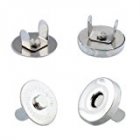 New! 6 Magnetic Button Clasp Snaps - Purses, Bags, Clothes - No Tools Required - Choose Small or Large Magnetic button size: 18mm