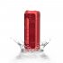 New Fabric Portable Wireless Bluetooth Speaker Mini Stereo Outdoor Waterproof Audio Subwoofer with Microphone red