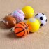 New Fashion Sports Keychain Toy Football Basketball Golf Ball Pendant Keyring For Favorite Sportsman s Gift