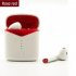 New Wireless Headset P20 Bluetooth 5 0 Stereo Touch Headset with Wireless Charging for Mobile Phone red