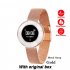 New X6 Smart Bracelet Watch Female Fashion Round Screen IP68 Waterproof Sports Step Health Monitoring Silver