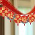 New Year Hanging Flag Decorations With 12pcs 18cm Hanging Ornament Chinese Spring Festival Decorations For Weddings Party 3 meters WQ Latte art 06  12 pcs piece