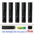 New mini torch light with five lighting functions and featuring high power CREE XR E Q3 white LED   Die cast metal body  rubber o rings  anodized finish  watert
