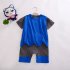 Newborn Baby Cartoon Jumpsuit Unisex Cute Long Sleeve Romper with Cloak