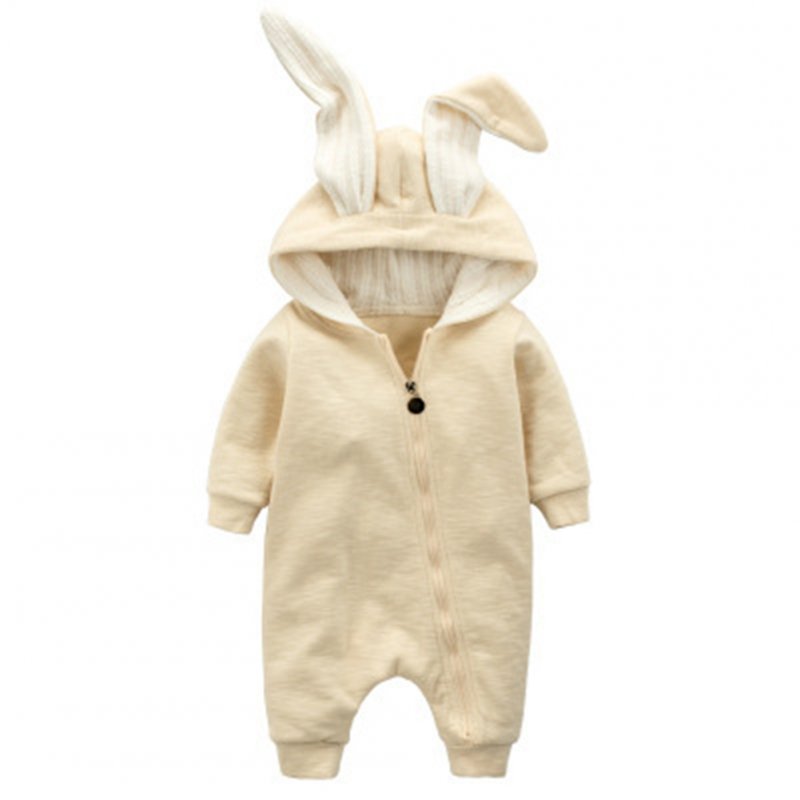 Baby Jumpsuit with Rabbit Ears beige 66