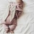 Newborn Baby Cute Jumpsuit with Rabbit Ears Lovely Hooded Cotton Romper Pink 66