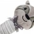 Newborn Baby Infant Cartoon Plush Animal Shaped Rattles Sound BB Toy Gift Civet cat