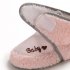 Newborn Plush Snow Boot Warm Soft Sole Non slip Shoes for Winter Infant Boys Girls Pink Inside length 13 cm