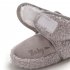 Newborn Plush Snow Boot Warm Soft Sole Non slip Shoes for Winter Infant Boys Girls gray Internal length 12 cm