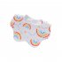 Newborn Saliva Towel Cute Cartoon Printing Petal Bibs Cotton Waterproof Adjustable Bib For Baby Aged 0 1 bear